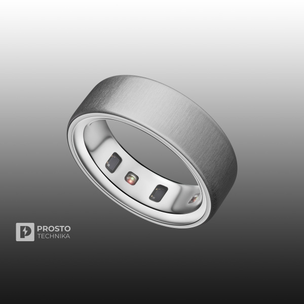 Oura Ring 4 Brushed Silver Size 12